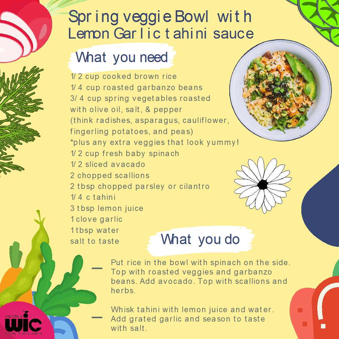 Spring Veggie Bowl